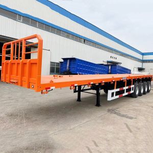 4 Axle 40 Ft Flatbed Semi Trailer