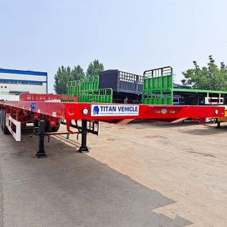 Flatbed Semi Trailer with Airbag Suspension