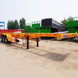 Tri Axle 40 Ft Container Chassis 
