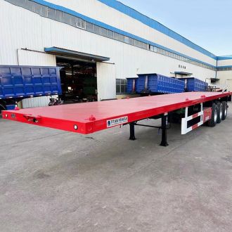Flat Deck Tri Axle Trailer 40Ft