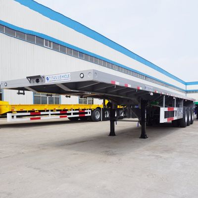 40Ft Tri Axle Flat Top Semi Trailer