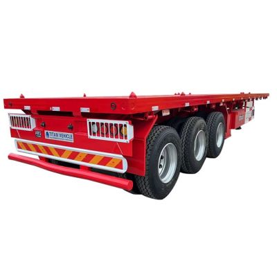 Triple Axle Flatbed Truck Trailer