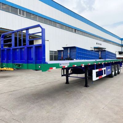 Triple Axle 40Ft Flat Deck Trailer