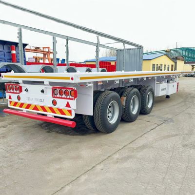 Triple Axle 40Ft Flat Trailer