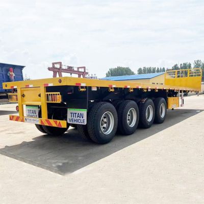 Quad Axle 53 Foot Flatbed Trailer