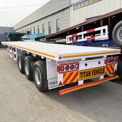 New Tri Axle Flatbed Trailer