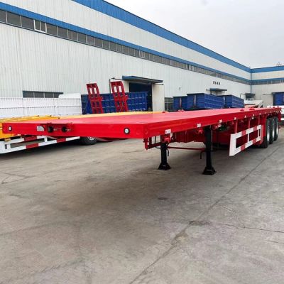 40 Flatbed Container Carrier Trailer