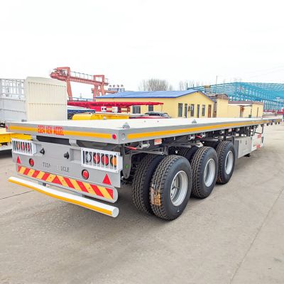Tri Axle 40Ft Flatbed Trailer