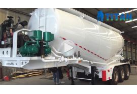 Bulk cement tanker trailer