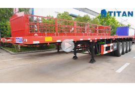 4 axle 45 ft flatbed trailer